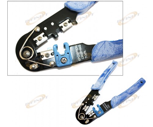 7-1/2" Terminal Line Plier Crimp Repair Network Line Plier Tool